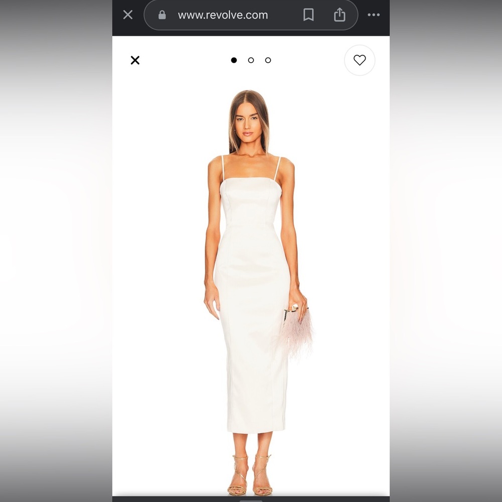 Michael Costello X Revolve Kanna Gown in Ivory